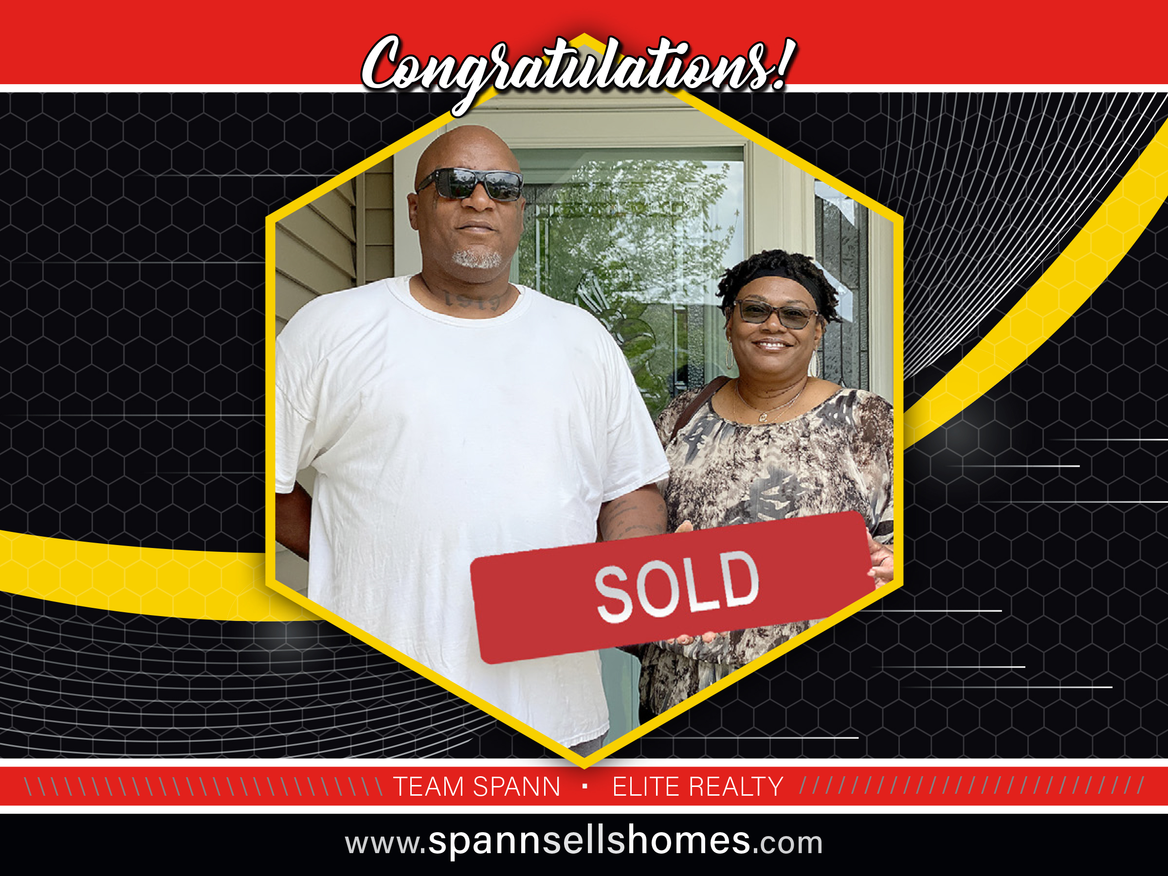 Buyers Steve and Mignon are so happy