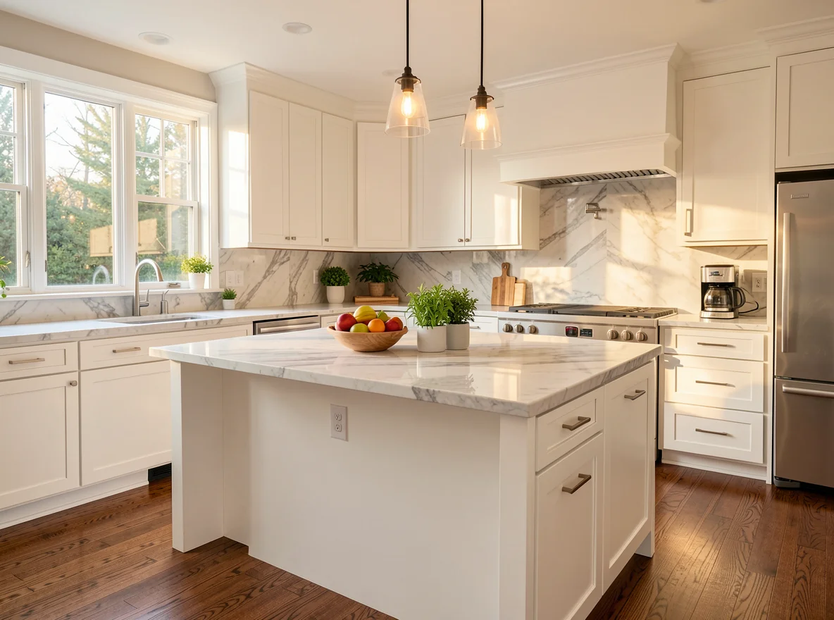Updated kitchen in a Central New Jersey home