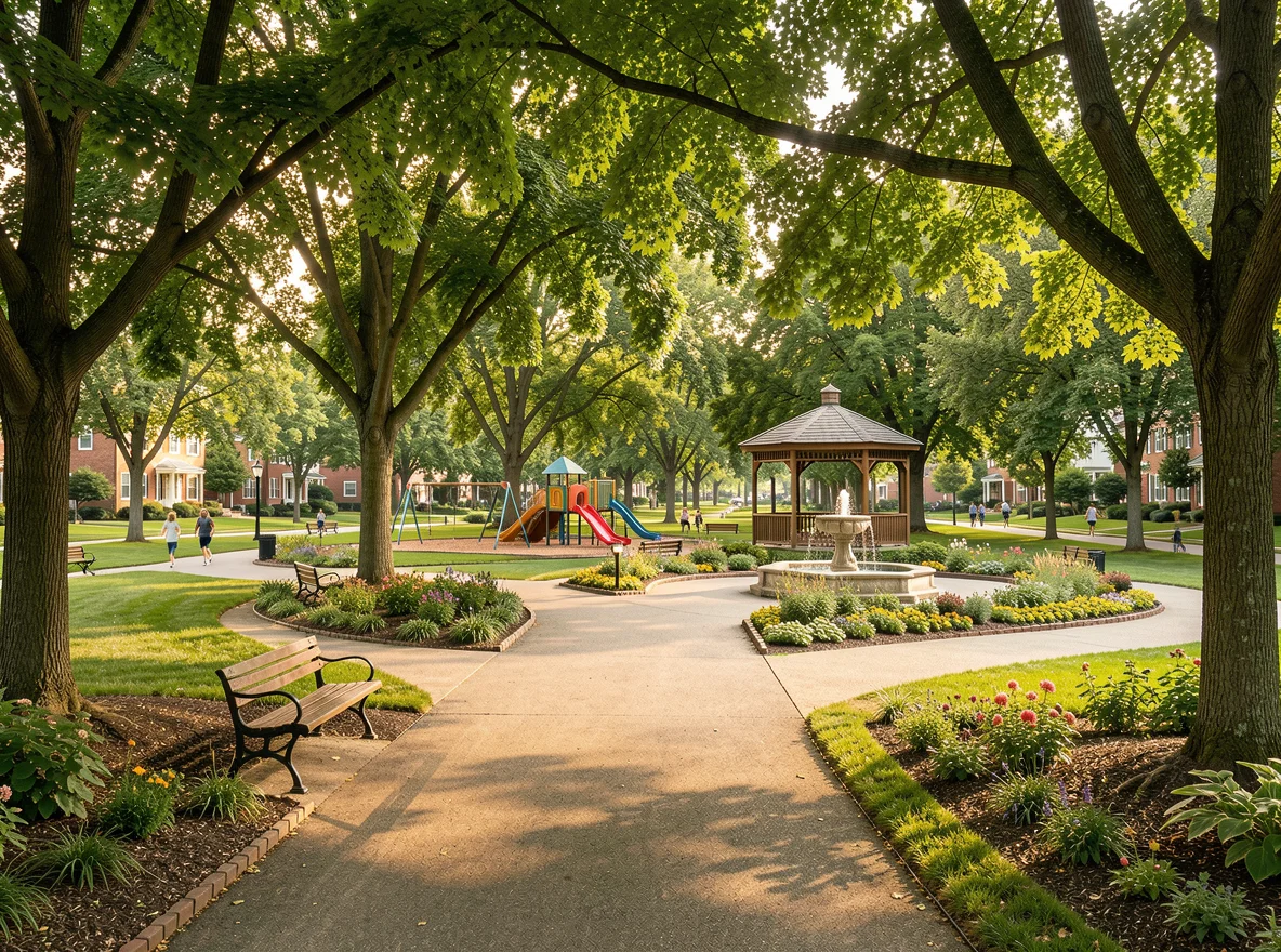 Neighborhood park in Metuchen