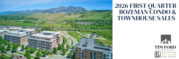 First Quarter Bozeman Condo & Townhouse Sales 