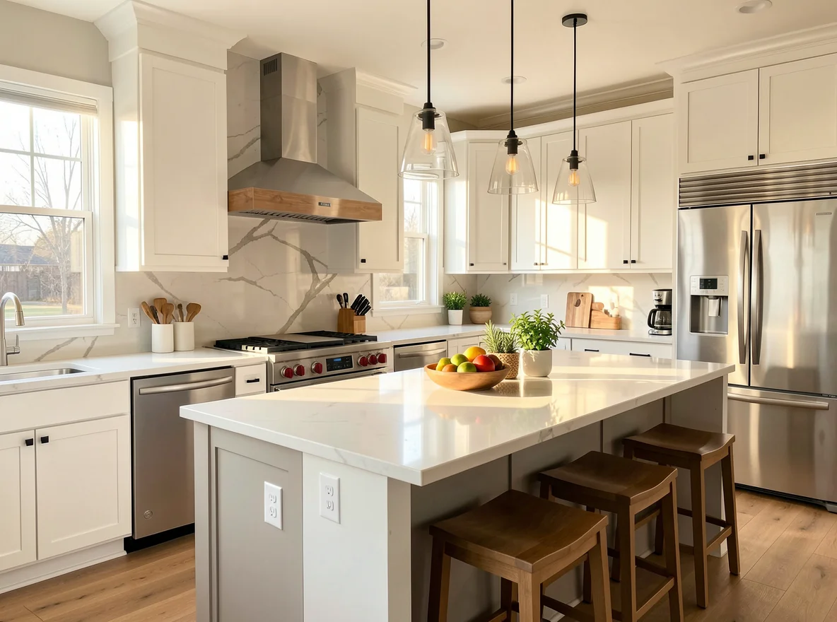 Well-prepared kitchen for a Meridian home sale