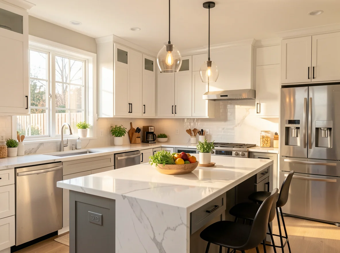 Updated kitchen in a move-in ready home