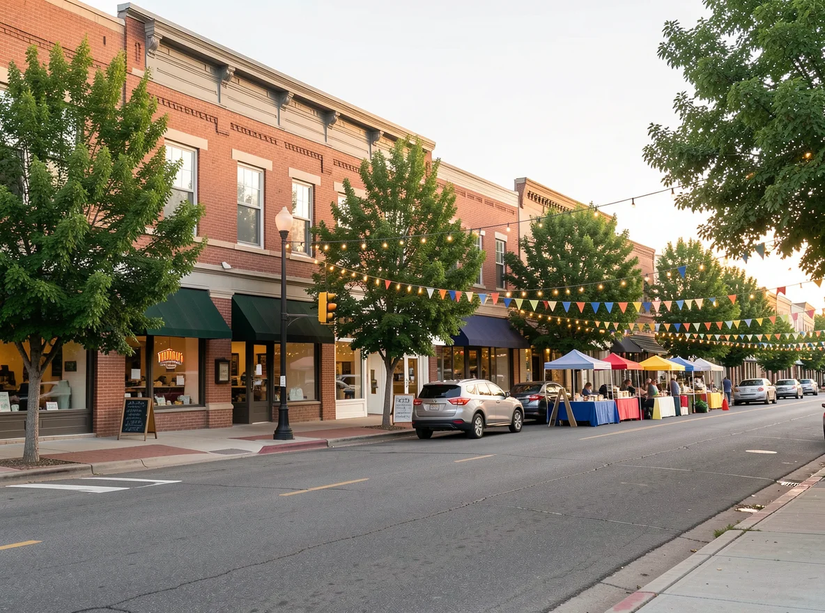 Downtown Caldwell streetscape