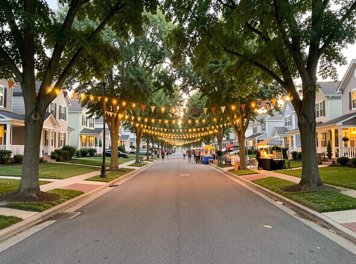 Welcoming residential neighborhood