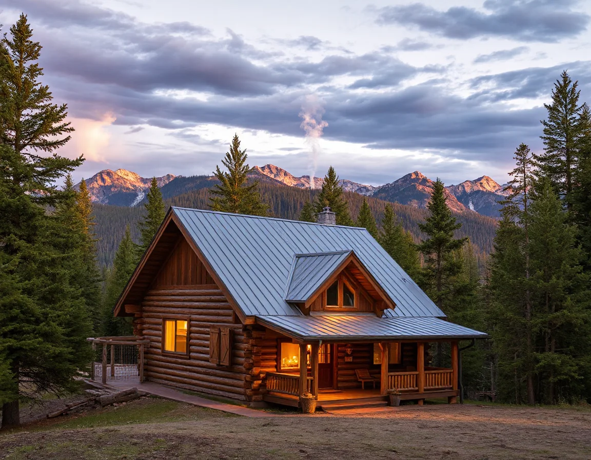 Rustic mountain cabin near Essex, Montana