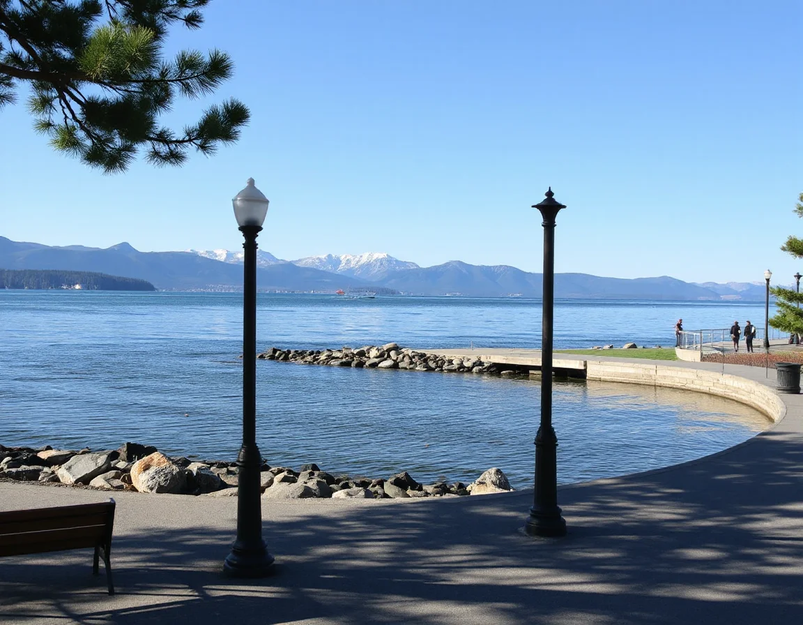 Peaceful Flathead Lake shoreline near Bigfork