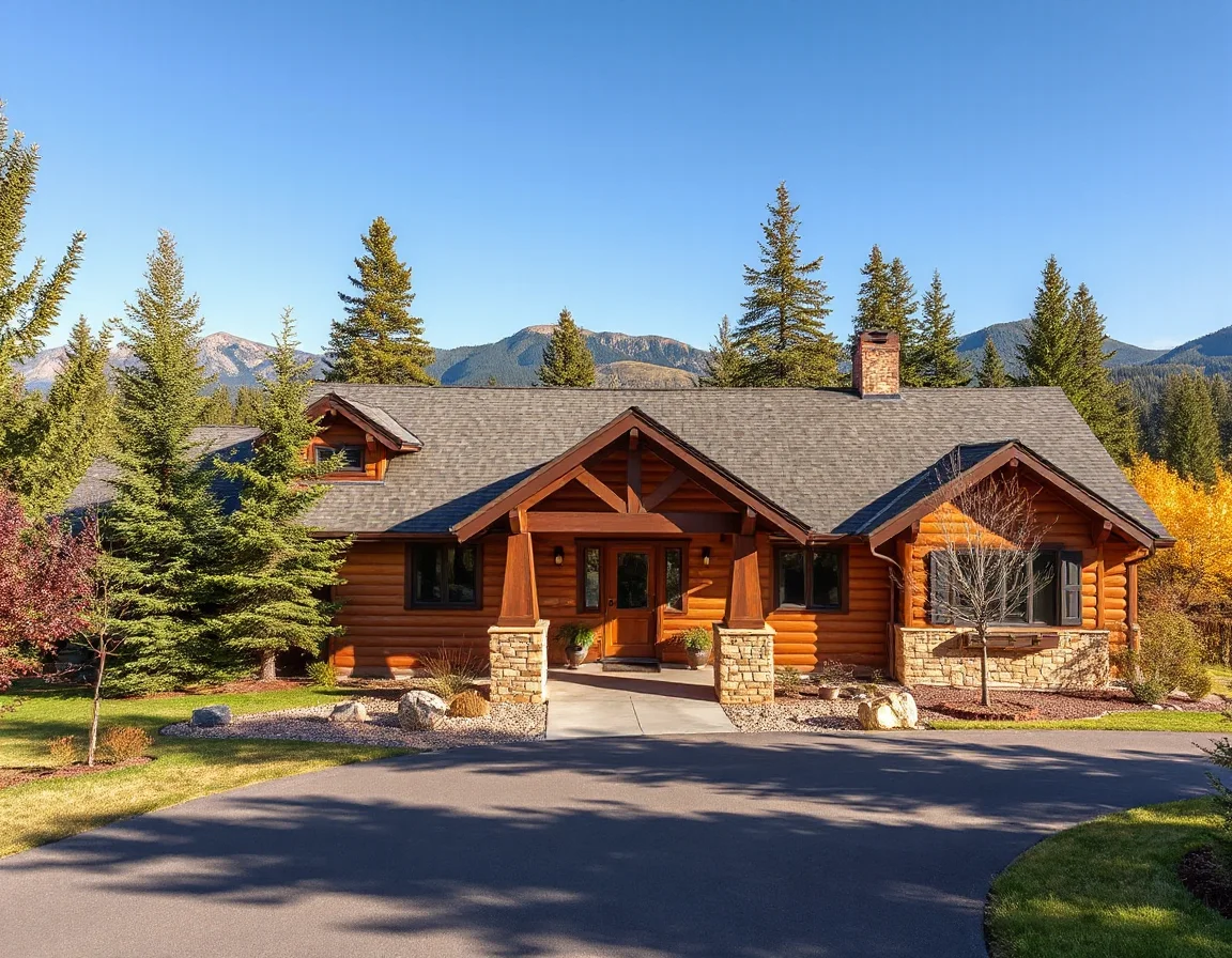 Mountain home exterior in Essex, Montana
