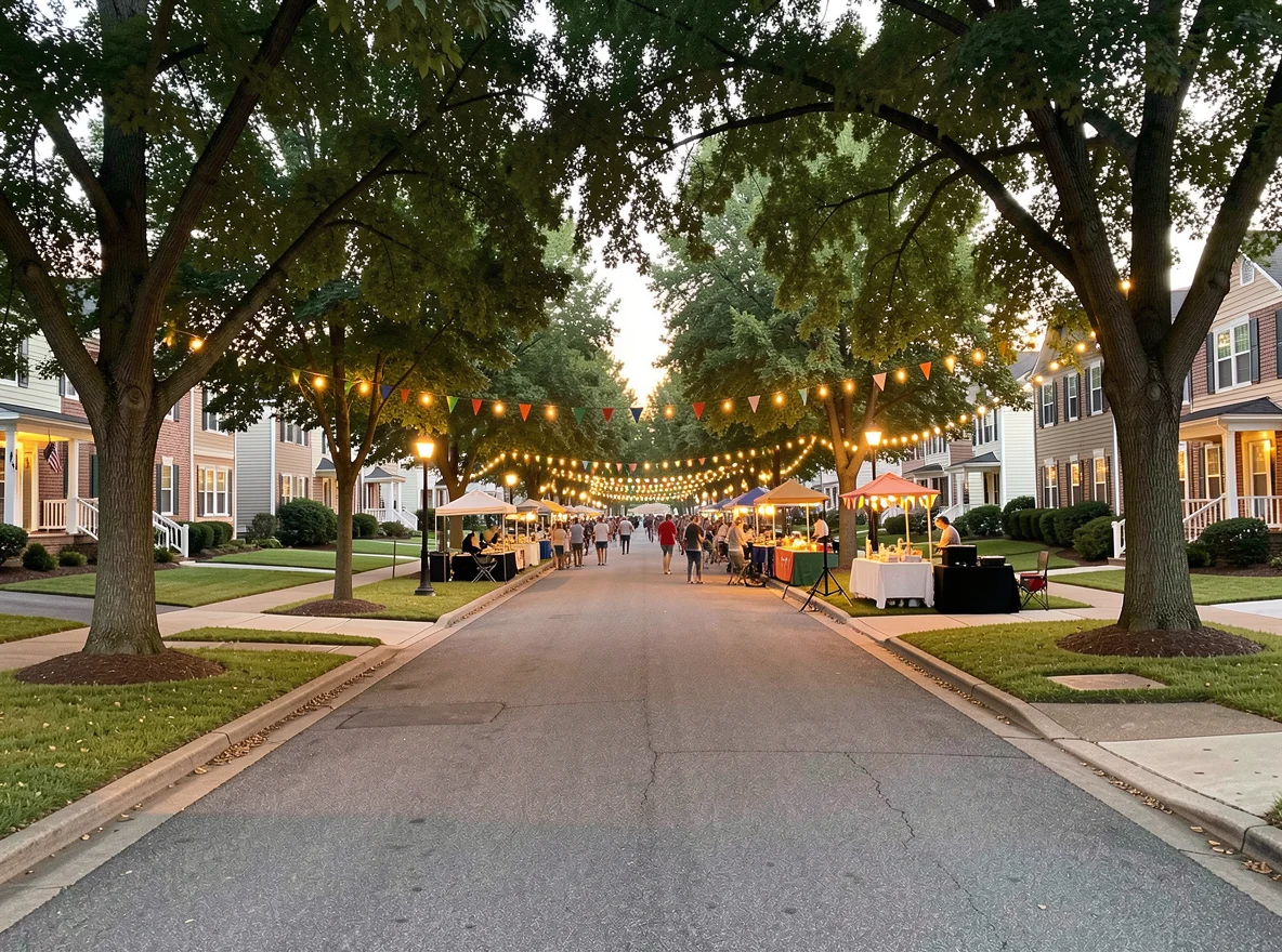 Residential neighborhood in Fayetteville