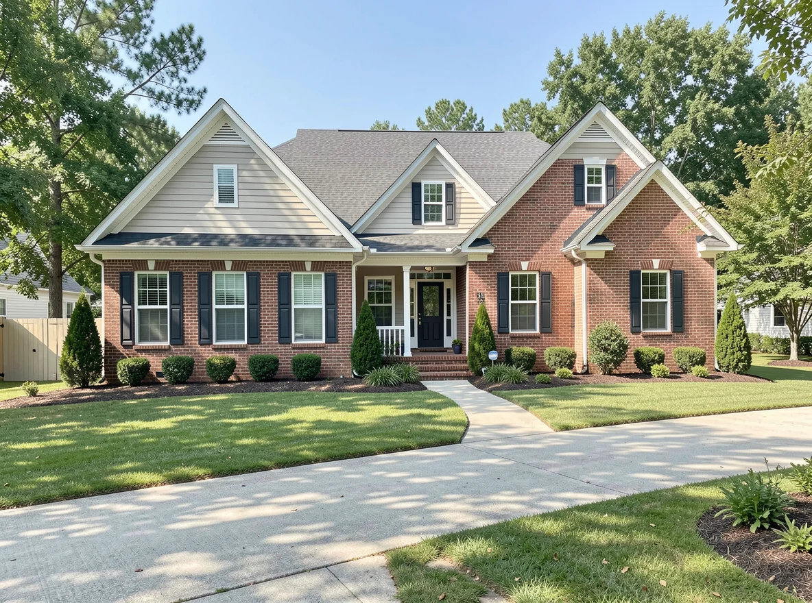 Well-kept home exterior in Fayetteville