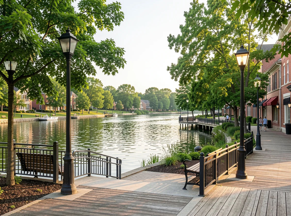 Waterfront scenery near Arnold