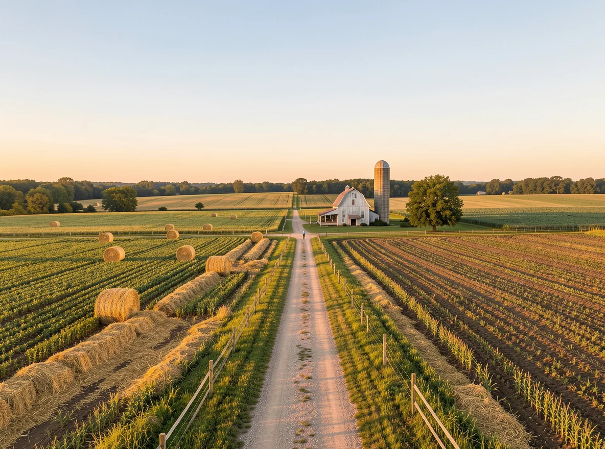 Scenic farmland in Jefferson County