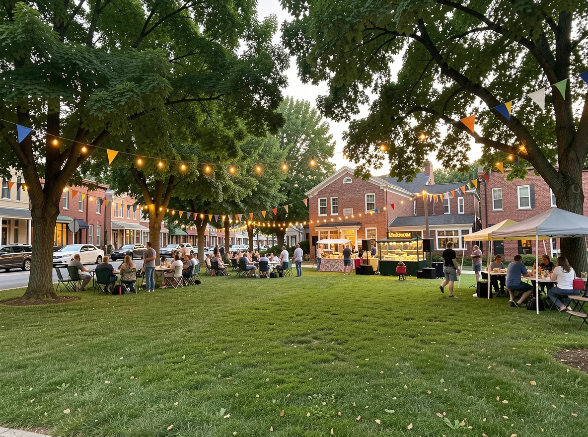 Community scene in Hillsboro