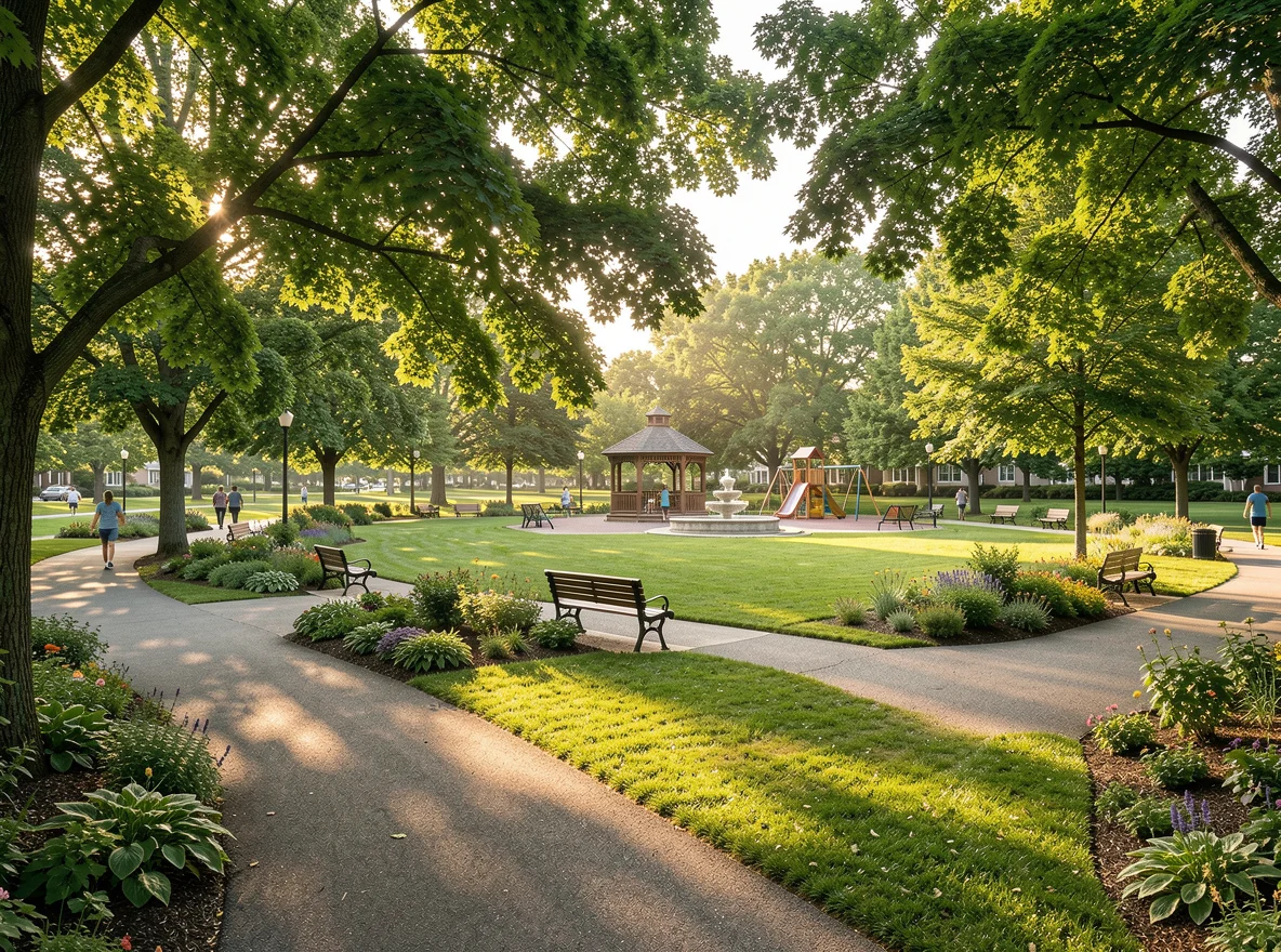 Community green space in North Smithfield
