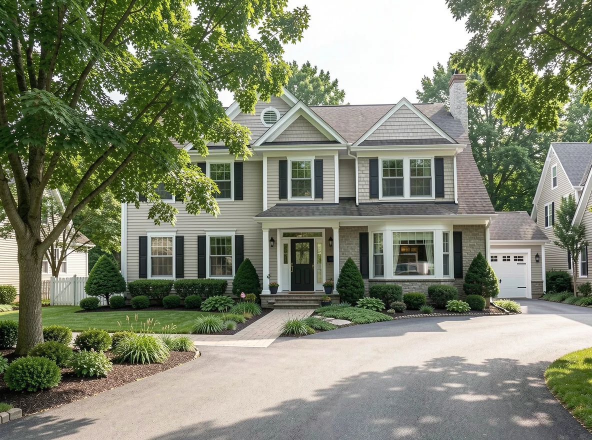 First-home exterior in Lincoln Rhode Island