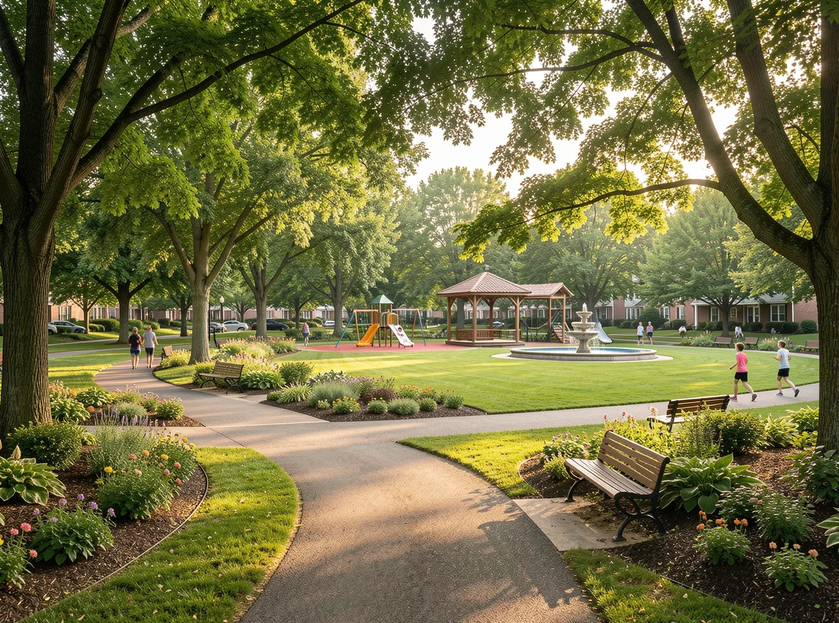 Park setting in Cranston