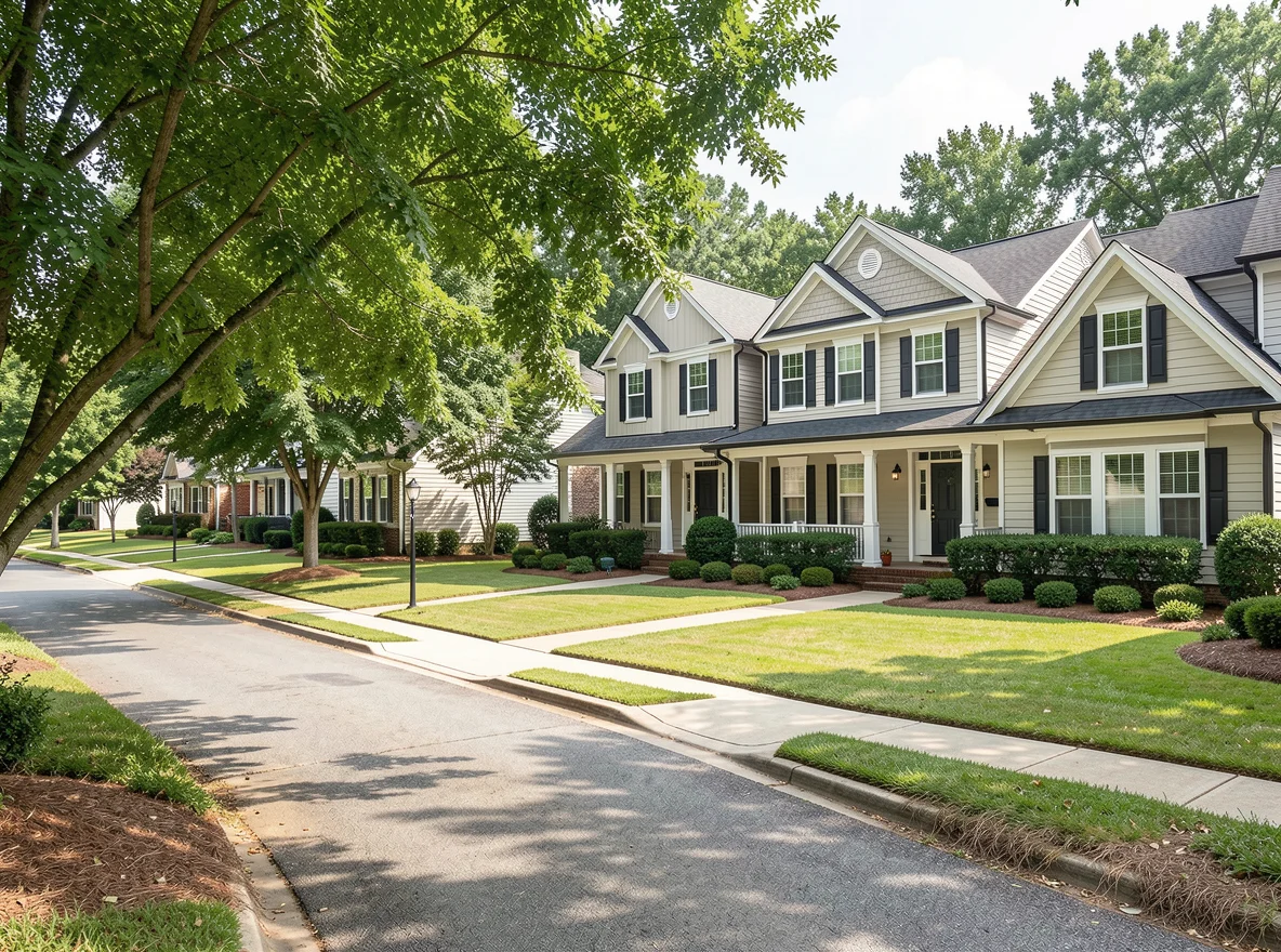 Neighborhood streets in Arlington, Tennessee