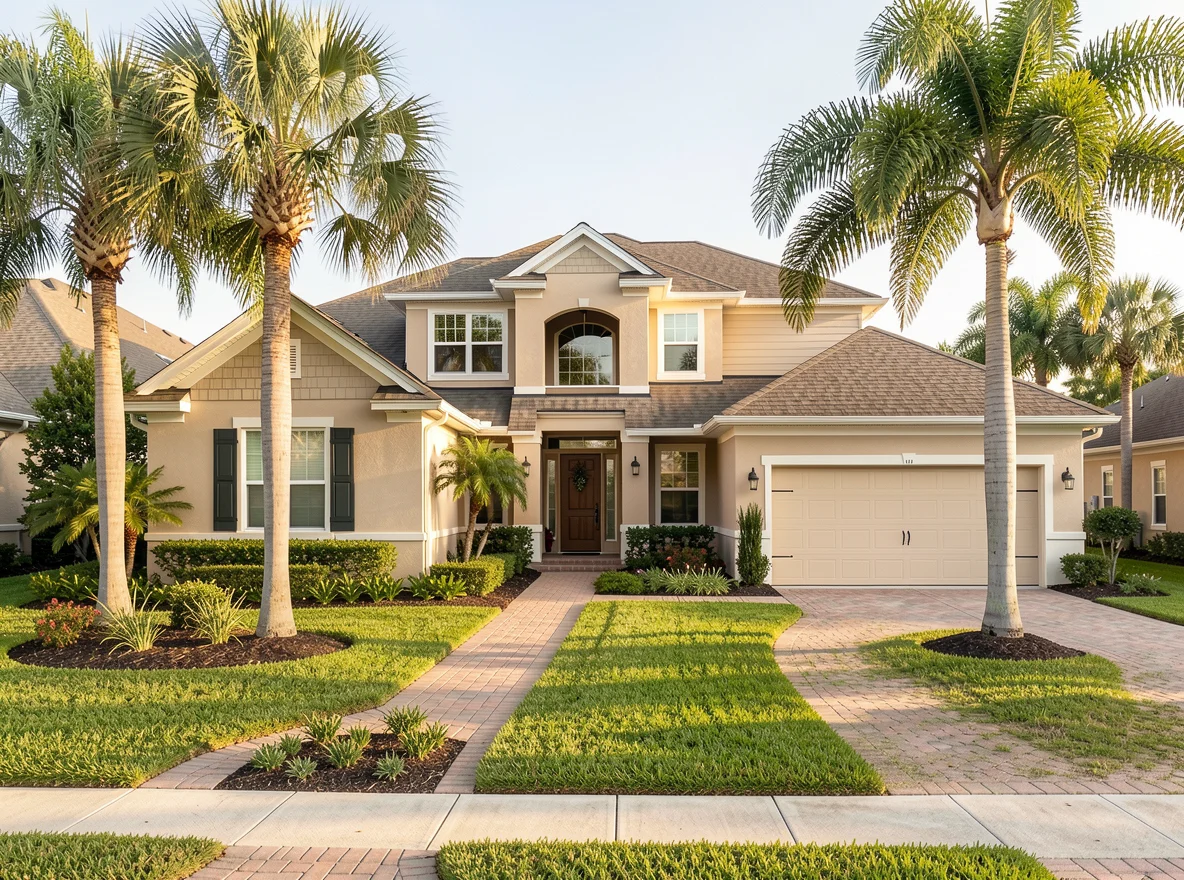 Modern community setting in Lake Nona