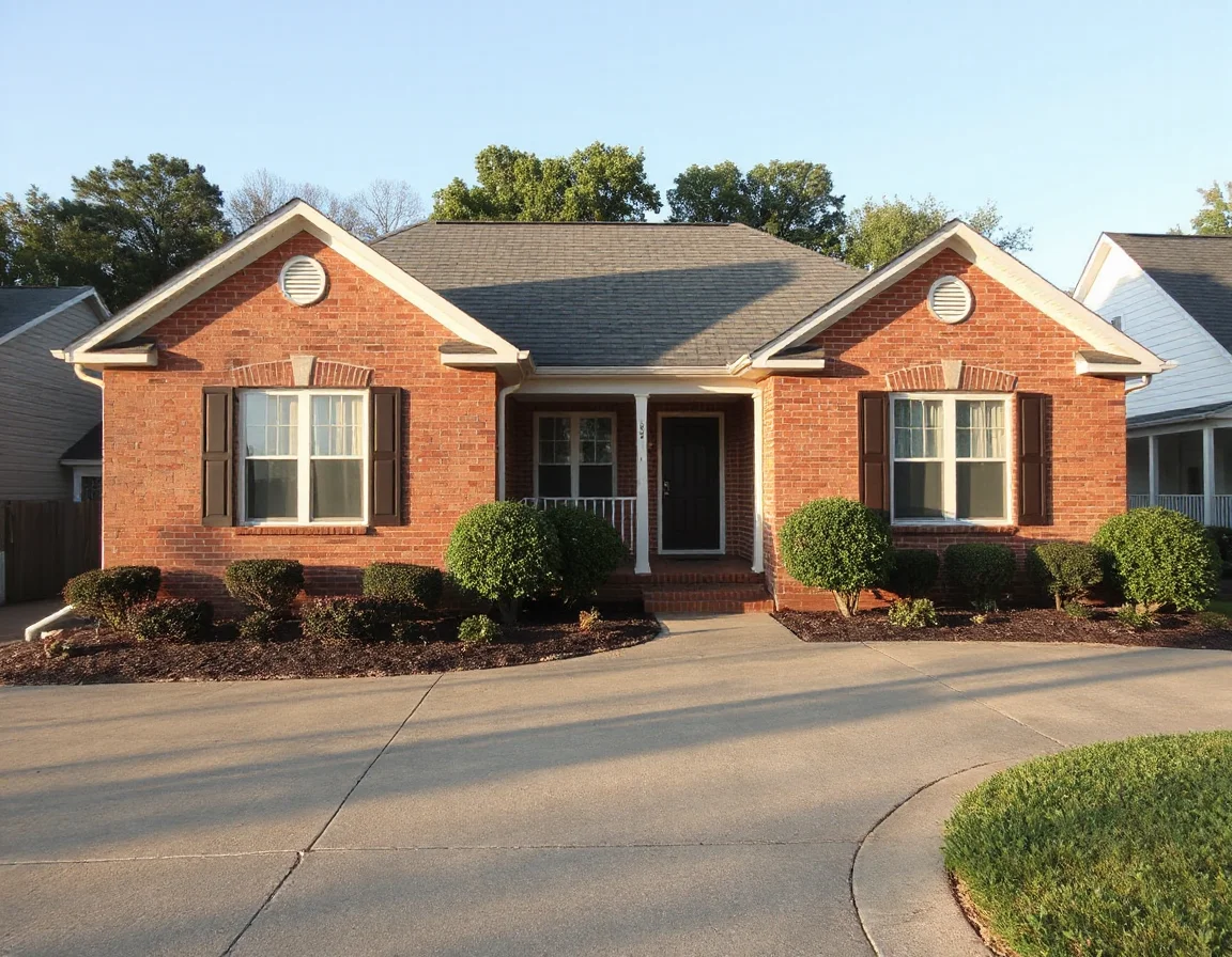 Well-maintained Atlanta rental home exterior