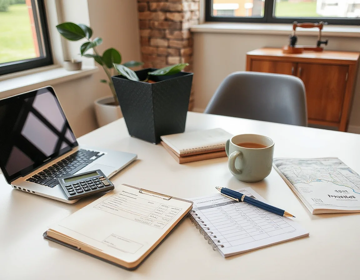Rental property expense analysis desk
