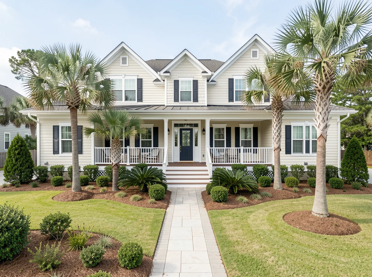 Coastal home exterior in Murrells Inlet