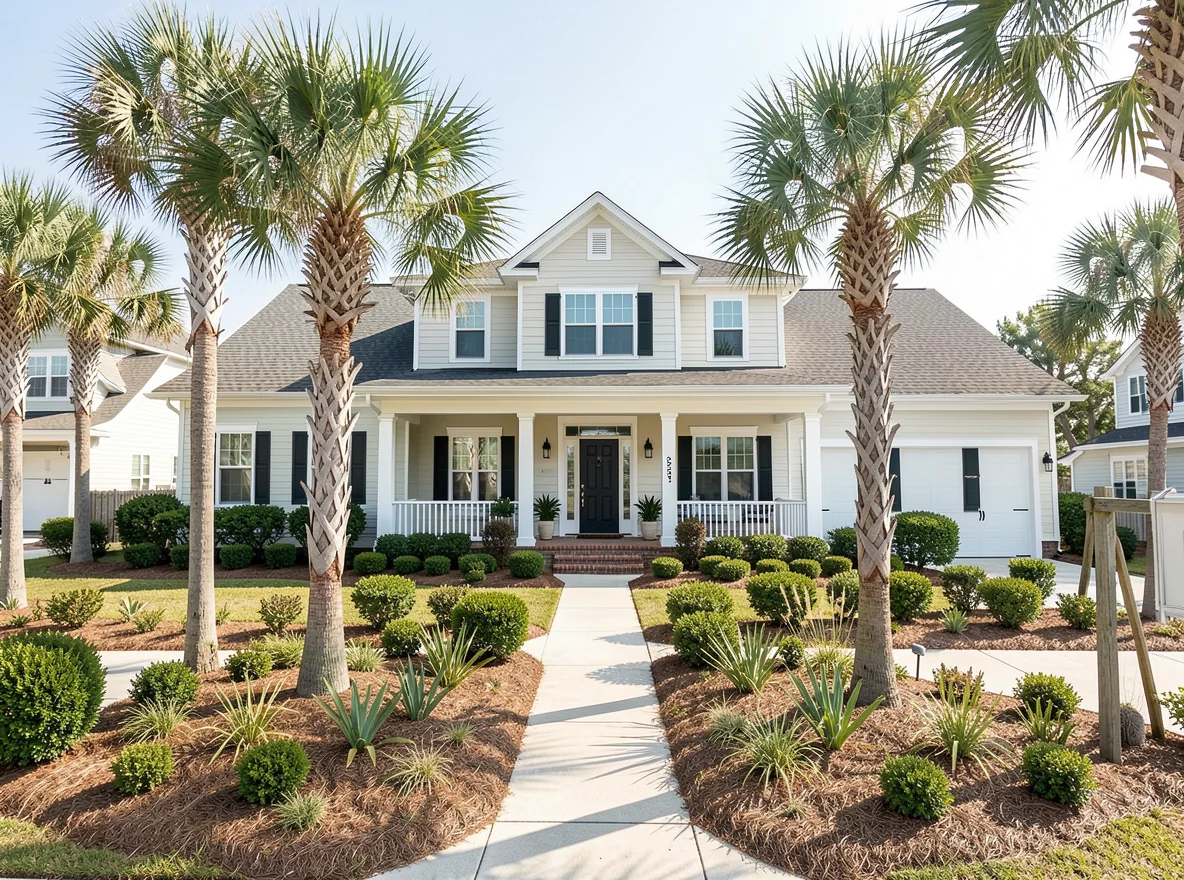 Coastal home exterior in Myrtle Beach