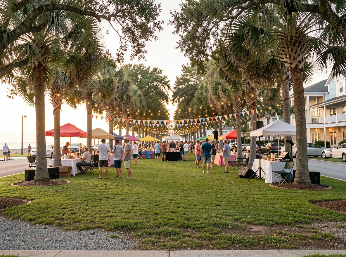 Community atmosphere in Surfside Beach