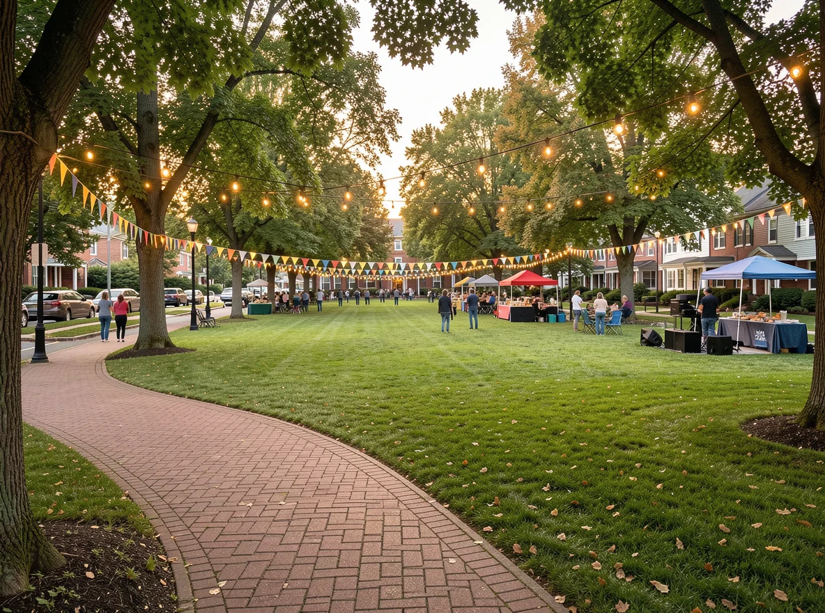 Neighborhood park in Northeast Philadelphia