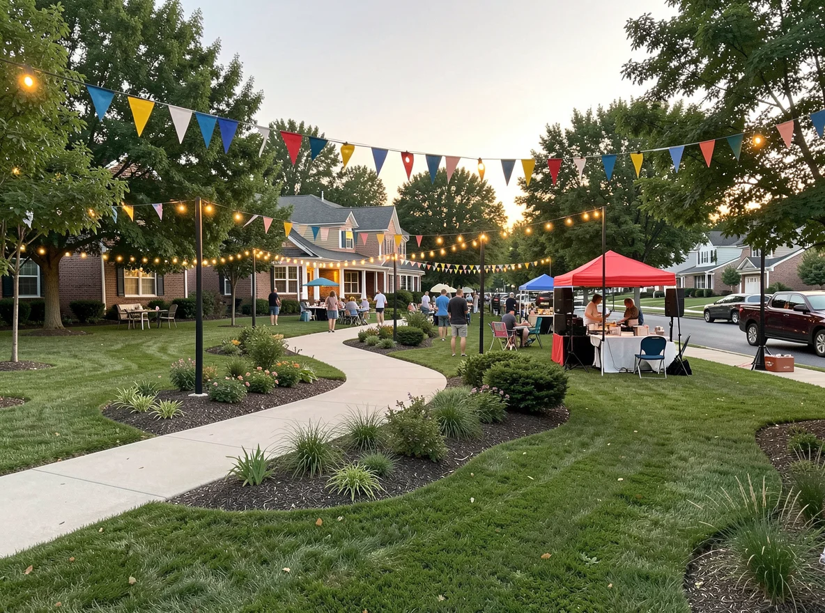Community green space in Bensalem
