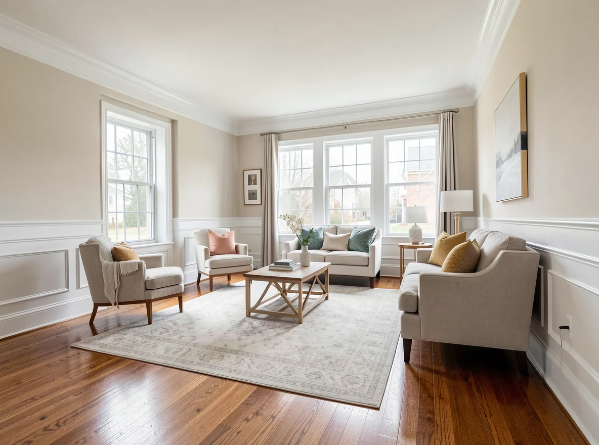 Interior of an older Feasterville-Trevose home