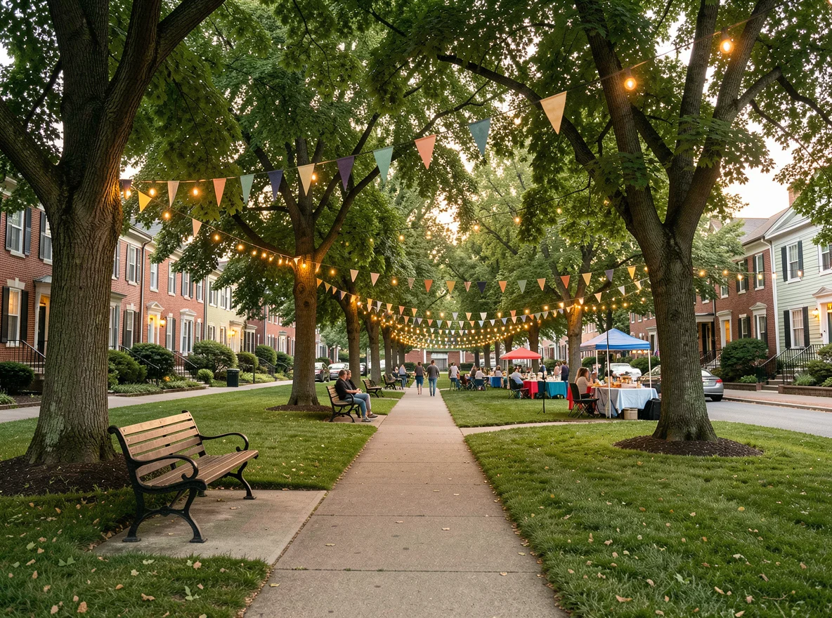 Philadelphia neighborhood community setting