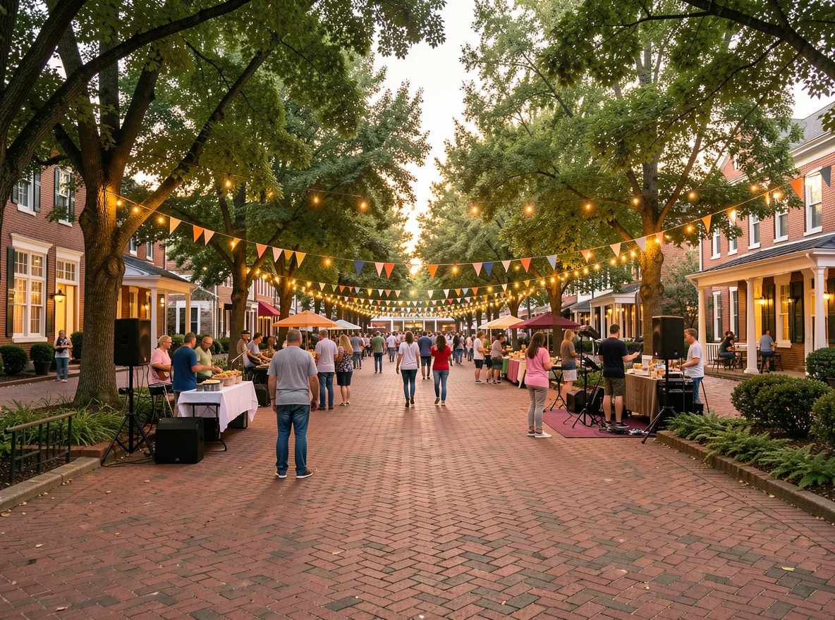 Community gathering space in Franklin
