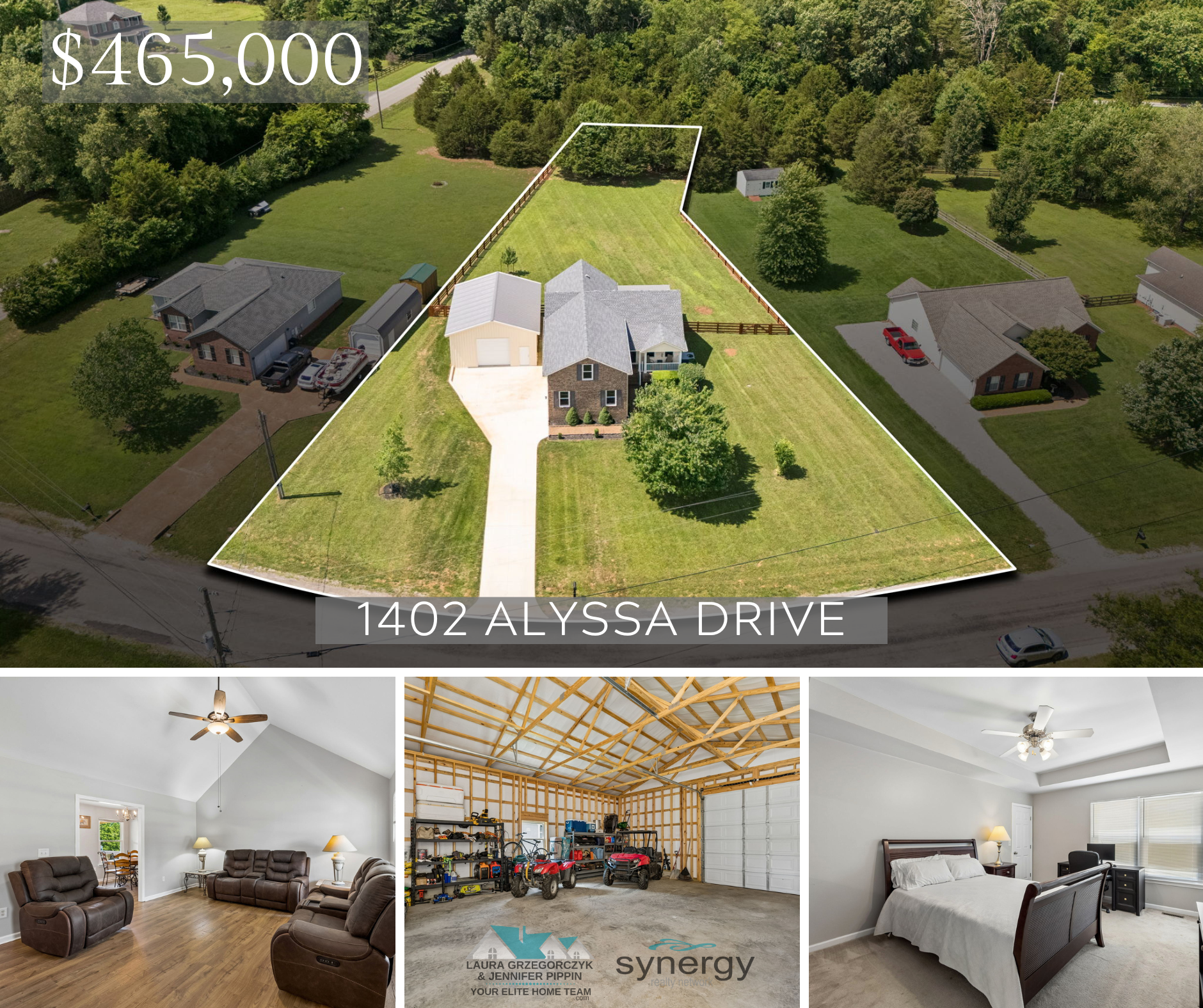 1402 Alyssa Drive Chapel Hill TN home for sale - 4 bedroom home in Marshall County listed by Your Elite Home Team