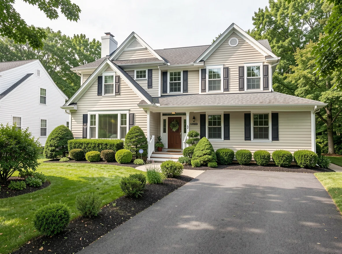 Well-prepared home exterior in Newington