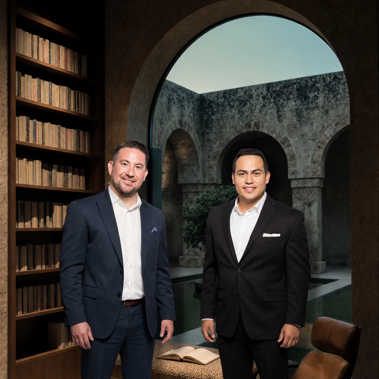 JJ Gorena II and Robert Bobby Cortez of The Trey Group, commercial and residential real estate agents in San Antonio, Texas