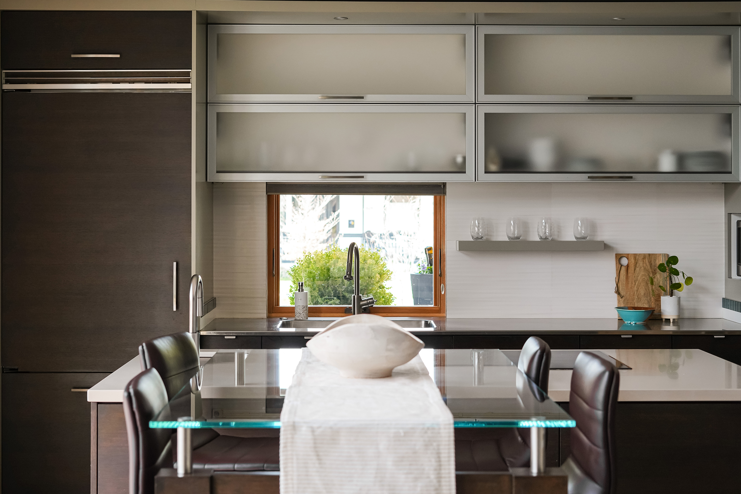 a bright modern kitchen