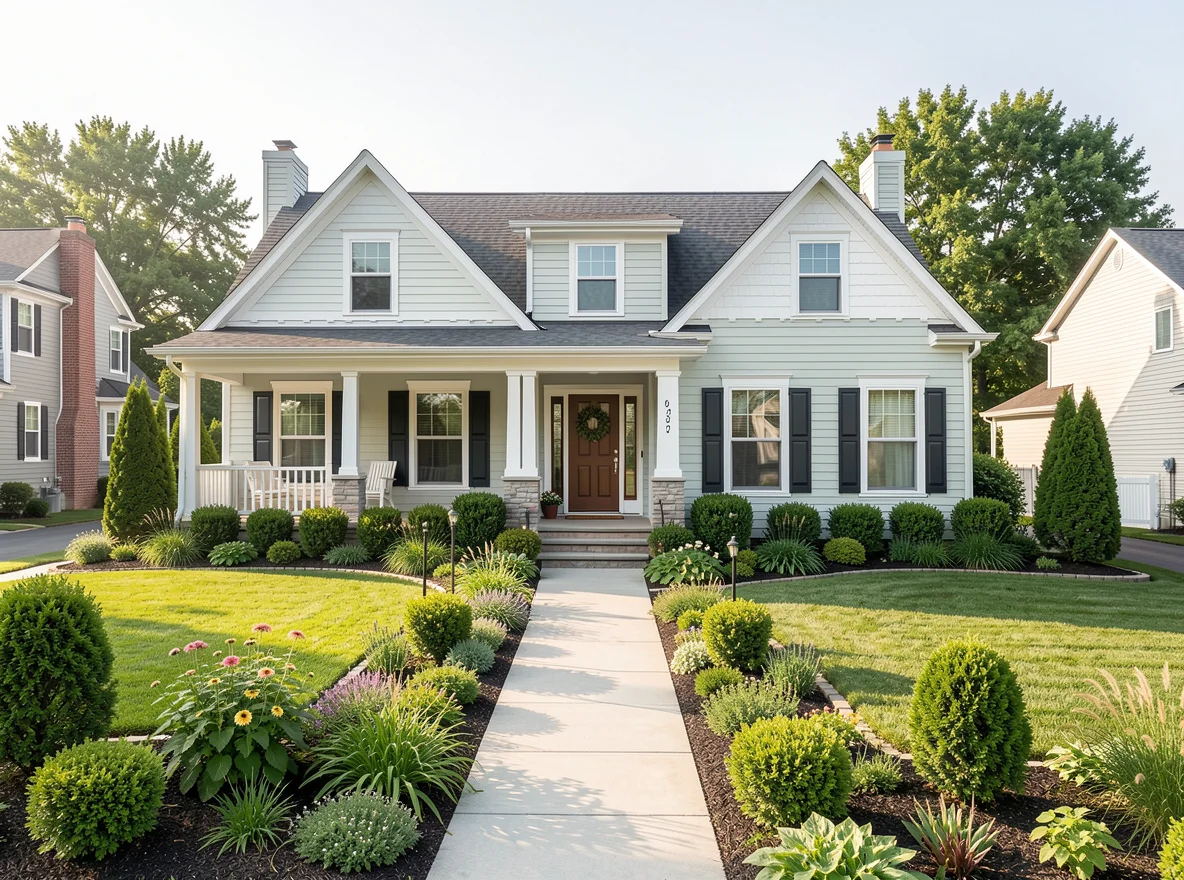 Well-prepared home exterior ready for sale
