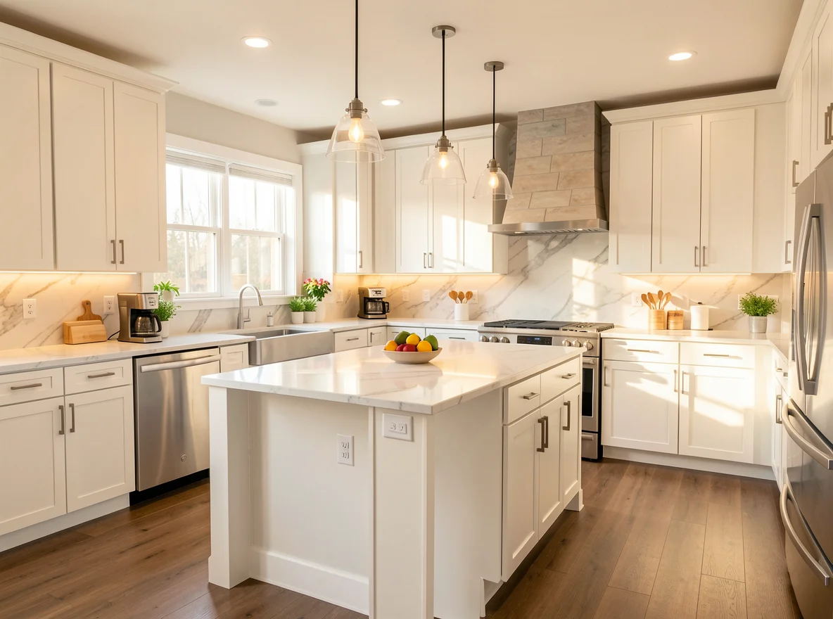 Modern efficient kitchen and utility upgrades