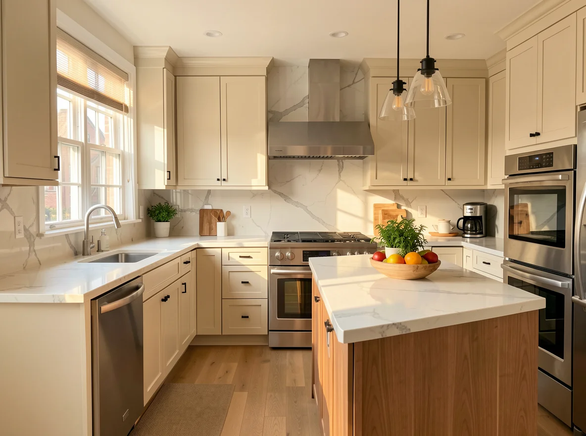 Boston kitchen symbolizing careful evaluation and value in a home purchase