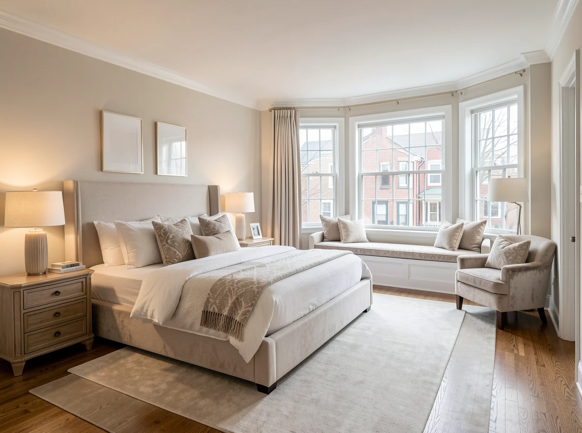 Boston-area living room representing final walkthrough and closing preparation