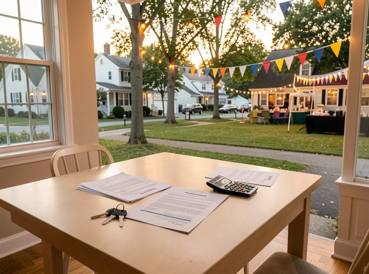 Detailed home buying paperwork and cost planning concept for Greater Boston buyers reviewing closing expenses