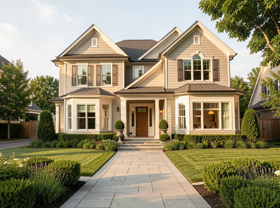 Elegant luxury home exterior