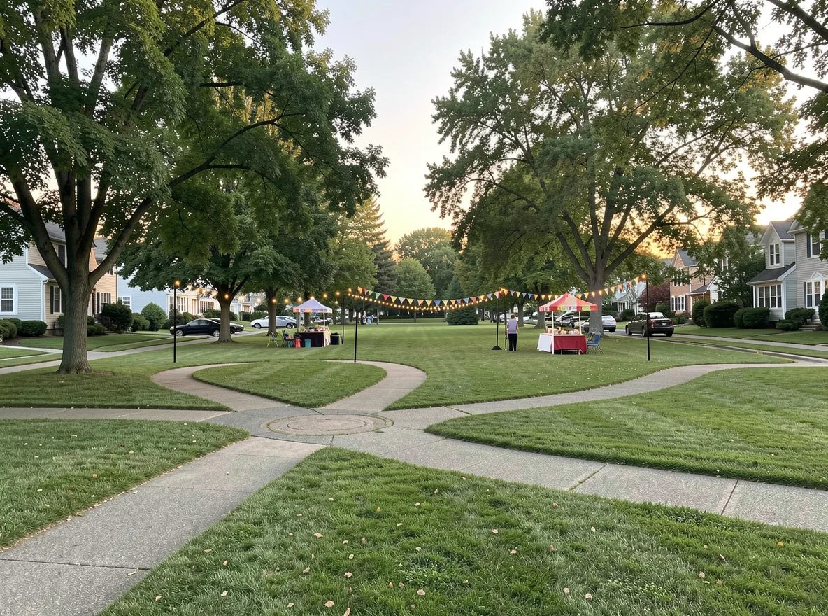 Park setting in Clark