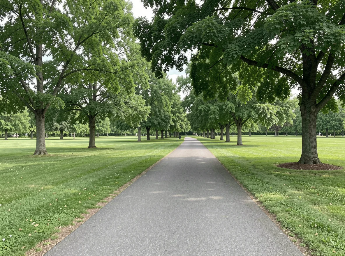 Park and trail scene near Centralia