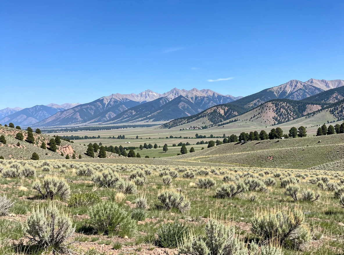 Mountain scenery near Colorado Springs