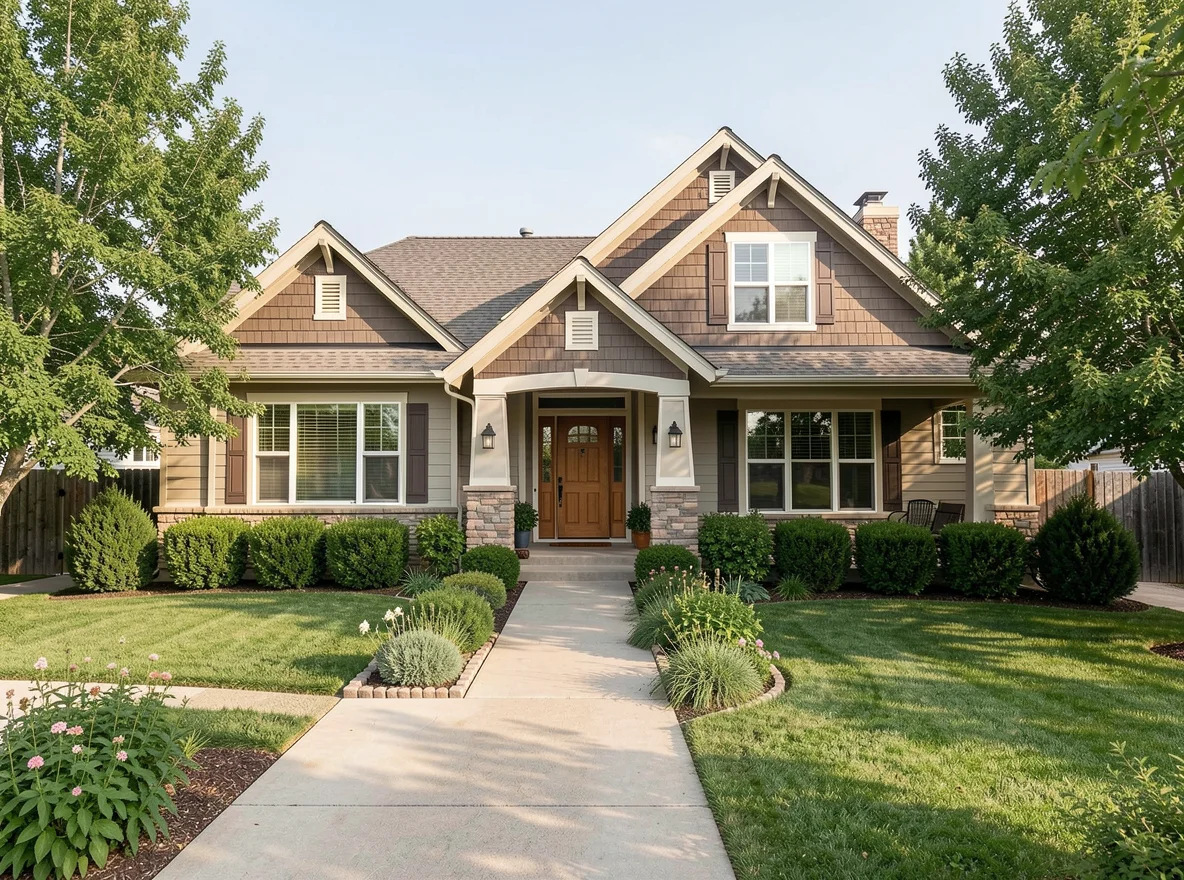 Single-family home exterior in Pueblo