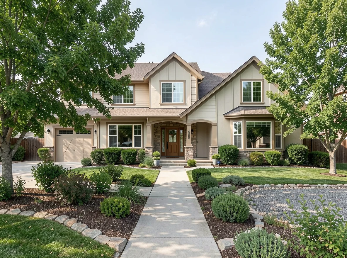 Well-prepared home exterior in Pueblo