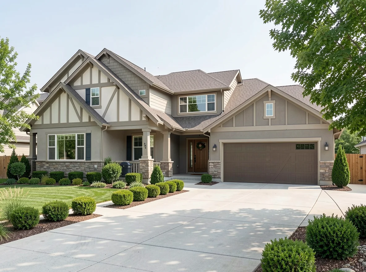 Home exteriors in Fountain