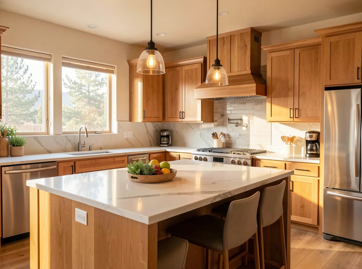Updated kitchen in a Pueblo home
