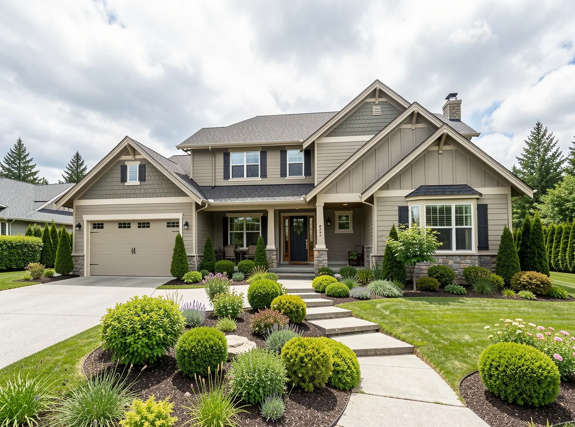 Home exterior in Skagit Valley