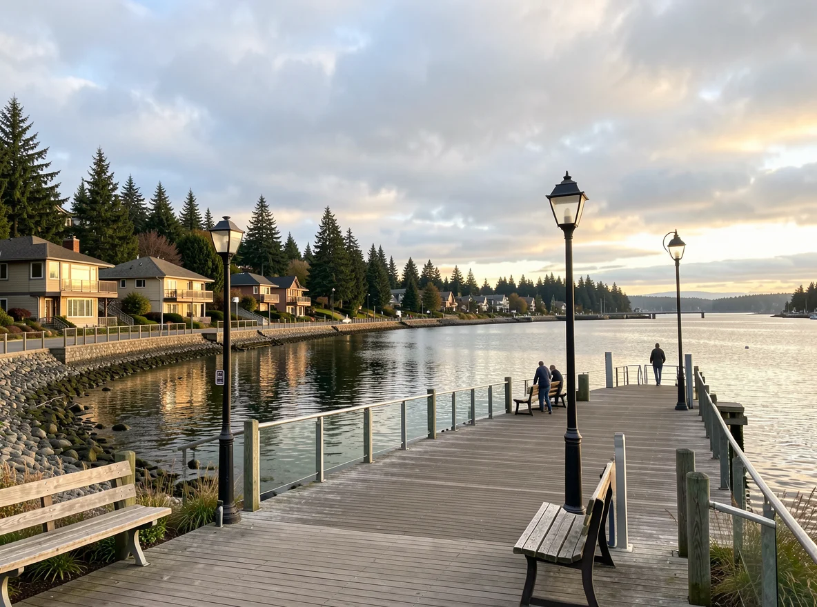 Waterfront setting in Snohomish County